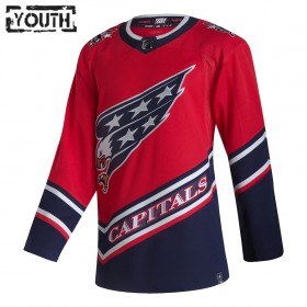 Washington Capitals Blank 2020-21 Reverse Retro Authentic Shirt - Kinderen